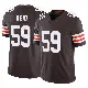 ＃59 Youth Winston Reid Brown Limited Cleveland Browns Vapor F.U.S.E. Jersey