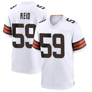 ＃59 Youth Winston Reid White Game Cleveland Browns Jersey