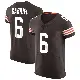 ＃6 Men's Dillon Gabriel Brown Elite Cleveland Browns Vapor Jersey