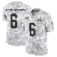 ＃6 Men's Jeremiah Owusu-Koramoah Arctic Camo Limited Cleveland Browns 2024 Salute to Service Jersey