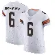 ＃6 Men's Jeremiah Owusu-Koramoah White Elite Cleveland Browns Vapor Jersey