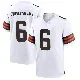 ＃6 Men's Jeremiah Owusu-Koramoah White Game Cleveland Browns Jersey