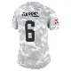 ＃6 Women's Dillon Gabriel Arctic Camo Limited Cleveland Browns 2024 Salute to Service Jersey