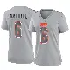 ＃6 Women's Dillon Gabriel Gray Game Cleveland Browns Atmosphere Fashion Jersey