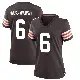 ＃6 Women's Jeremiah Owusu-Koramoah Brown Game Cleveland Browns Team Color Jersey