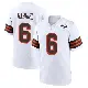 ＃6 Youth Dillon Gabriel White Game Cleveland Browns 1946 Collection Alternate Jersey