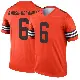 ＃6 Youth Jeremiah Owusu-Koramoah Orange Legend Cleveland Browns Inverted Jersey