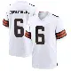 ＃6 Youth Jeremiah Owusu-Koramoah White Game Cleveland Browns Jersey
