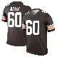 ＃60 Men's Izavion Miller Brown Legend Cleveland Browns Jersey