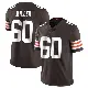 ＃60 Men's Izavion Miller Brown Limited Cleveland Browns Team Color Vapor Untouchable Jersey