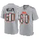 ＃60 Men's Izavion Miller Gray Game Cleveland Browns Atmosphere Fashion Jersey