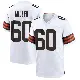 ＃60 Men's Izavion Miller White Game Cleveland Browns Jersey