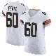 ＃60 Men's Julian Pearl White Elite Cleveland Browns Vapor Jersey