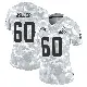 ＃60 Women's Izavion Miller Arctic Camo Limited Cleveland Browns 2024 Salute to Service Jersey