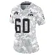 ＃60 Women's Izavion Miller Arctic Camo Limited Cleveland Browns 2024 Salute to Service Jersey