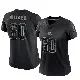 ＃60 Women's Izavion Miller Black Limited Cleveland Browns Reflective Jersey