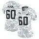 ＃60 Women's Julian Pearl Arctic Camo Limited Cleveland Browns 2024 Salute to Service Jersey