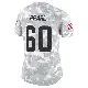 ＃60 Women's Julian Pearl Arctic Camo Limited Cleveland Browns 2024 Salute to Service Jersey