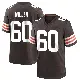 ＃60 Youth Izavion Miller Brown Game Cleveland Browns Team Color Jersey