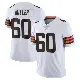 ＃60 Youth Izavion Miller White Limited Cleveland Browns Vapor Untouchable Jersey