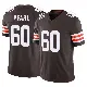 ＃60 Youth Julian Pearl Brown Limited Cleveland Browns Vapor F.U.S.E. Jersey
