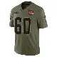 ＃60 Youth Julian Pearl Olive Limited Cleveland Browns 2025 Salute to Service Jersey