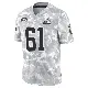 ＃61 Men's Benton Whitley Arctic Camo Limited Cleveland Browns 2024 Salute to Service Jersey