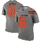 ＃61 Men's Benton Whitley Legend Cleveland Browns Inverted Silver Jersey