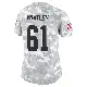＃61 Women's Benton Whitley Arctic Camo Limited Cleveland Browns 2024 Salute to Service Jersey