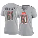 ＃61 Women's Benton Whitley Gray Game Cleveland Browns Atmosphere Fashion Jersey