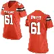 ＃61 Women's Benton Whitley Orange Game Cleveland Browns Alternate Jersey