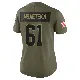 ＃61 Women's Roy Mbaeteka Olive Limited Cleveland Browns 2025 Salute to Service Jersey