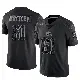 ＃61 Youth Benton Whitley Black Limited Cleveland Browns Reflective Jersey