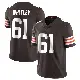 ＃61 Youth Benton Whitley Brown Limited Cleveland Browns Team Color Vapor Untouchable Jersey