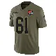＃61 Youth Benton Whitley Olive Limited Cleveland Browns 2025 Salute to Service Jersey