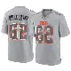 ＃62 Men's Bucky Williams Gray Game Cleveland Browns Atmosphere Fashion Jersey
