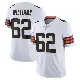 ＃62 Men's Bucky Williams White Limited Cleveland Browns Vapor Untouchable Jersey