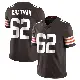 ＃62 Men's Elijah Chatman Brown Limited Cleveland Browns Team Color Vapor Untouchable Jersey
