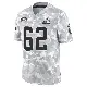 ＃62 Men's Justin Osborne Arctic Camo Limited Cleveland Browns 2024 Salute to Service Jersey