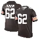 ＃62 Men's Justin Osborne Brown Legend Cleveland Browns Jersey