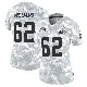 ＃62 Women's Bucky Williams Arctic Camo Limited Cleveland Browns 2024 Salute to Service Jersey