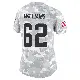 ＃62 Women's Bucky Williams Arctic Camo Limited Cleveland Browns 2024 Salute to Service Jersey