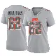 ＃62 Women's Bucky Williams Gray Game Cleveland Browns Atmosphere Fashion Jersey