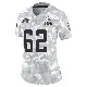 ＃62 Women's Elijah Chatman Arctic Camo Limited Cleveland Browns 2024 Salute to Service Jersey