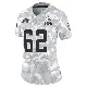 ＃62 Women's Justin Osborne Arctic Camo Limited Cleveland Browns 2024 Salute to Service Jersey
