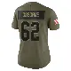 ＃62 Women's Justin Osborne Olive Limited Cleveland Browns 2025 Salute to Service Jersey