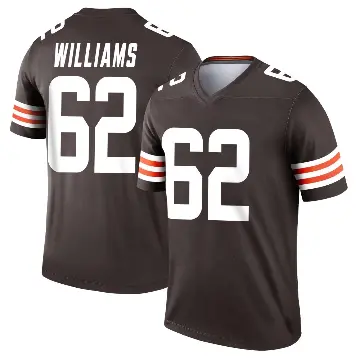 ＃62 Youth Bucky Williams Brown Legend Cleveland Browns Jersey