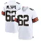 ＃62 Youth Bucky Williams White Game Cleveland Browns Jersey