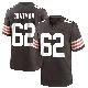 ＃62 Youth Elijah Chatman Brown Game Cleveland Browns Team Color Jersey