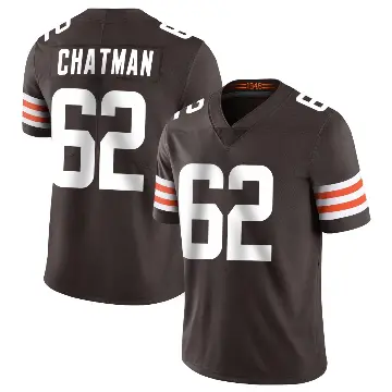＃62 Youth Elijah Chatman Brown Limited Cleveland Browns Team Color Vapor Untouchable Jersey